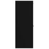 vidaXL Armoire de salle de bain Noir 30x30x80 cm Bois d’ingénierie