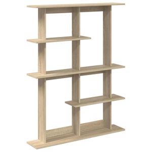 vidaXL &Eacute;tag&egrave;re Murale Ch&ecirc;ne Sonoma 102 x 20 x 130 cm Bois d'ing&eacute;nierie