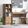 vidaXL Bureau avec tiroir 2 pcs Chêne artisanal