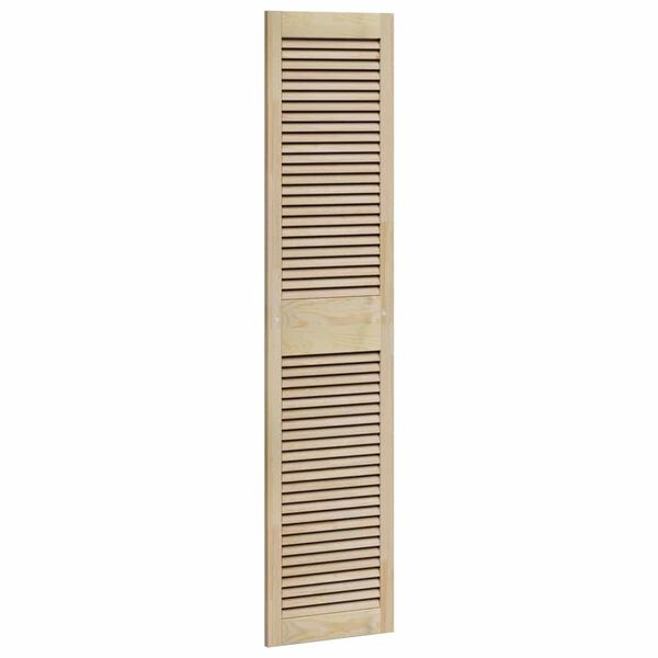 vidaXL Porte de Cabinet avec porte 2 pcs Naturel 170 x 2,1 x 39,5 cm