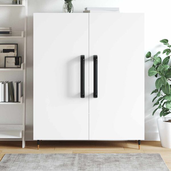 vidaXL Poign&eacute;e Uni 12 pcs Noir 380 x 34 x 85 mm Aluminium et PP