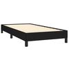 vidaXL Cadre de lit sans matelas noir 90x190 cm tissu