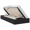 vidaXL Lit de Rangement avec t&ecirc;te de lit Noir 90 x 190 cm Velours