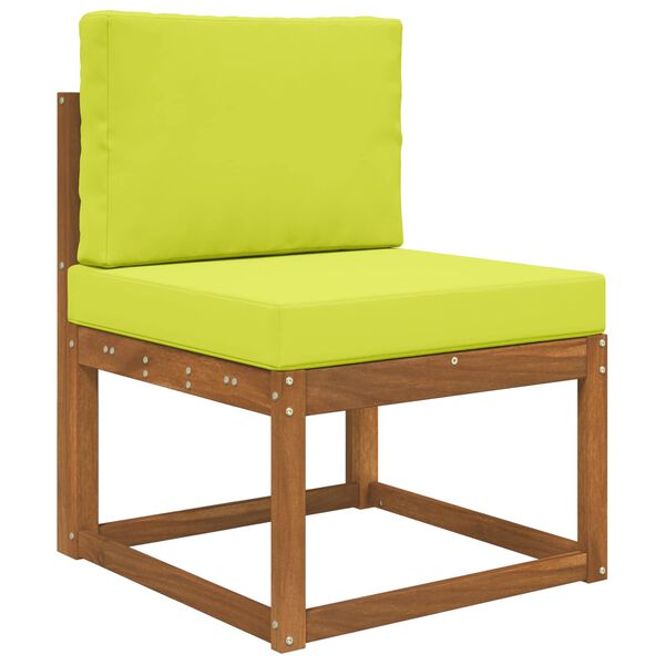 vidaXL Coussin de canap&eacute; d'ext&eacute;rieur 2 pcs Vert Polyester