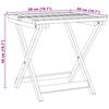 vidaXL Table pliable de jardin 50x50x50 cm bois d'acacia solide