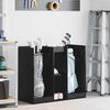 vidaXL Armoire de Golf Uni Ch&ecirc;ne noir 102 x 45 x 85,5 cm