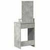 vidaXL Table de Toilette Gris 50 x 41 x 140 cm Bois d'ingénierie