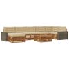 vidaXL Ensemble de canap&eacute;s d'ext&eacute;rieur 8 pcs Naturel et Beige
