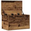 vidaXL Bo&icirc;te de Rangement avec stockage Bois Ancien 60 x 35 x 35 cm