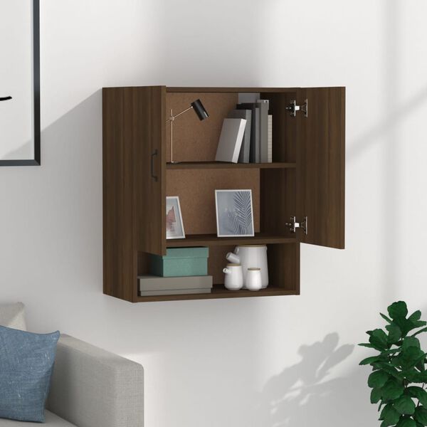 vidaXL Armoire murale Ch&ecirc;ne marron 60x31x70 cm Bois d'ing&eacute;nierie