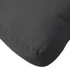 vidaXL Coussin de palette noir 50x40x12 cm tissu