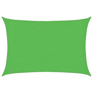 vidaXL Voile d'ombrage 160 g/m&sup2; Vert clair 2x3 m PEHD