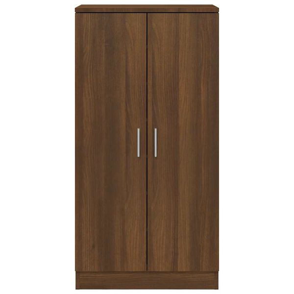 vidaXL Armoire &agrave; chaussures Ch&ecirc;ne marron 55x35x108cm Bois d'ing&eacute;nierie