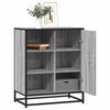 vidaXL Buffet sonoma gris 62x35x76 cm bois d'ing&eacute;nierie