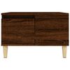 vidaXL Table basse ch&ecirc;ne marron 55x55x36,5 cm bois d'ing&eacute;nierie