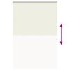 vidaXL Store enrouleur occultant blanc cass&eacute; 165x210 cm largeur tissu