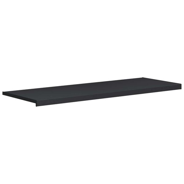 vidaXL Appui de fen&ecirc;tre Anthracite avec grain de bois PVC