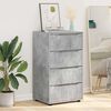 vidaXL Armoires de rangement 2 pcs Gris b&eacute;ton 60 x 48 x 105 cm