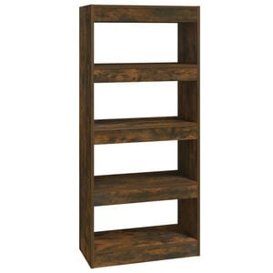 vidaXL Biblioth&egrave;que/Cloison Ch&ecirc;ne fum&eacute; 60x30x135 cm Bois d'ing&eacute;nierie