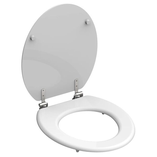 SCH&Uuml;TTE Si&egrave;ge de toilette WHITE noyau de bois