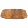 vidaXL Dessus de table 140x60x2,5 cm ovale bois massif de manguier