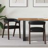 vidaXL Chaises de salle &agrave; manger 2 pcs Marron Clair 54 x 57 x 73 cm