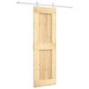 vidaXL Porte coulissante et kit de quincaillerie 70x210 cm pin massif