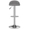 vidaXL Tabourets de bar lot de 2 gris similicuir
