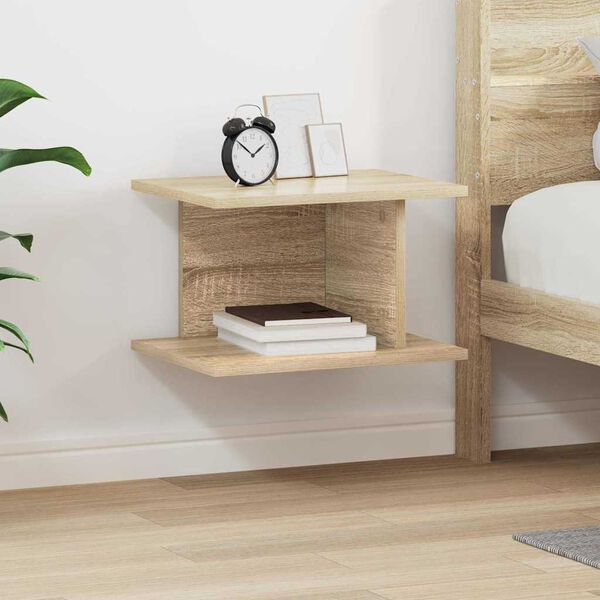 vidaXL Table de chevet Ch&ecirc;ne Sonoma 40 x 30 x 25 cm Bois d'ing&eacute;nierie