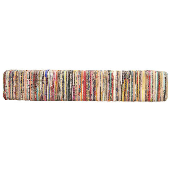 vidaXL Banc 160 cm Multicolore Tissu chindi