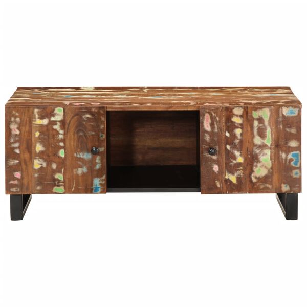 vidaXL Table basse 100x54x40 cm bois de récupération et d'ingénierie