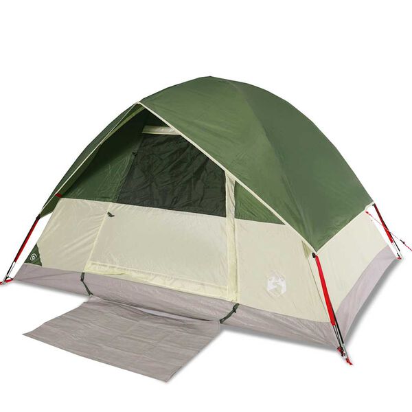 vidaXL Tente de camping à dôme 2 personne vert imperméable