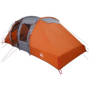 vidaXL Tente Instantan&eacute;e 524 x 232 x 192 cm Gris et orange