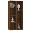 vidaXL Armoire &agrave; livres Ch&ecirc;ne marron 50x25x106 cm