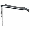 vidaXL Auvent r&eacute;tractable automatique anthracite 3,5x2,5 m