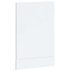 vidaXL Panneau de lave-vaisselle Kalmar blanc brillant 45x1,5x67 cm