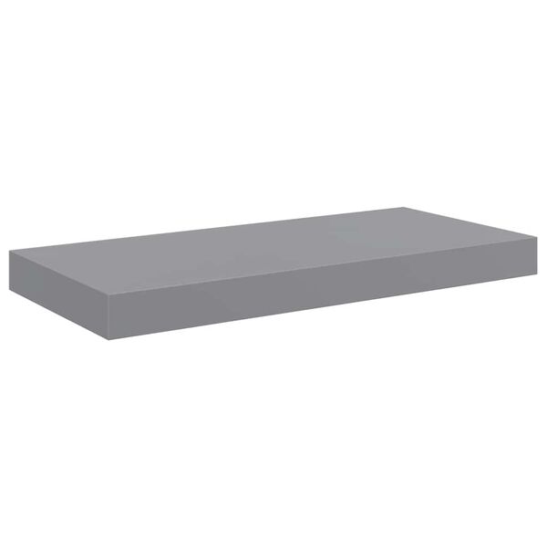 vidaXL &Eacute;tag&egrave;re murale flottante gris 50x23x3,8 cm MDF