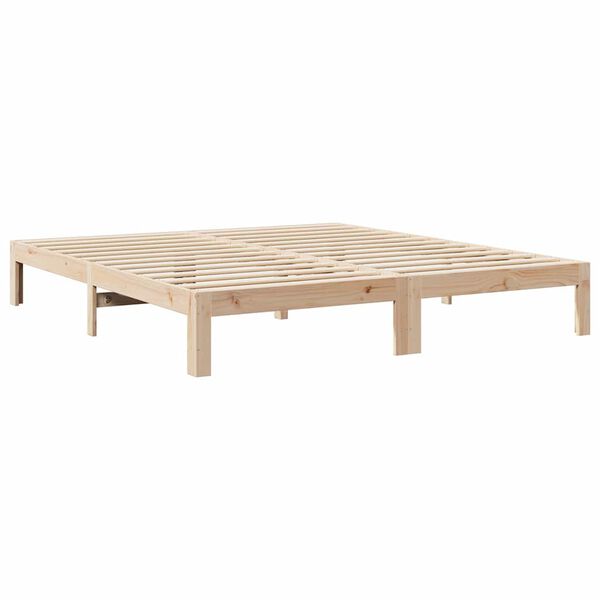 vidaXL Cadre de lit sans matelas 180x200 cm bois massif de pin