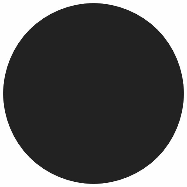 vidaXL Couverture de vis auto-adh&eacute;sive 12 pcs Noir &Oslash; 20 x 0,5 mm