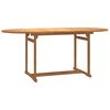 vidaXL Ensemble &agrave; manger de jardin 9 pcs Bois de teck solide