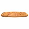 vidaXL Plateau de table Huile Naturelle 120 x 70 x 2 cm