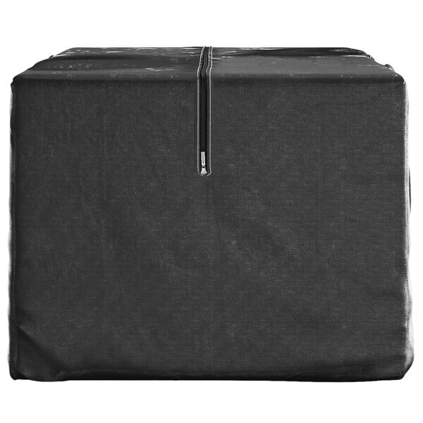 vidaXL Sac de rangement pour sapin de No&euml;l noir 150x75x75 cm PE