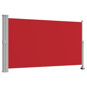 vidaXL Auvent lat&eacute;ral r&eacute;tractable de patio 140 x 300 cm Rouge