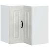 vidaXL Armoire murale d'angle de cuisine Kalmar gris b&eacute;ton