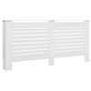 vidaXL Cache-radiateurs 2 pcs Blanc 172x19x81,5 cm MDF