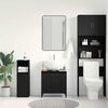 vidaXL Meuble de Lavabo de Salle de Bain Ch&ecirc;ne noir 58 x 33 x 60 cm