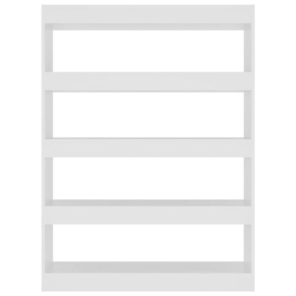 vidaXL Bibliothèque/Séparateur de pièce Blanc 100x30x135 cm