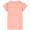 T-shirt pour enfants corail n&eacute;on 140