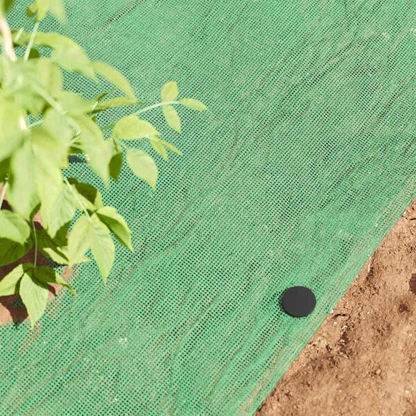 vidaXL Piquets de sol 500 pcs Noir &Oslash;3 x 11 cm Plastique