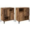 vidaXL Buffets 2 pcs Bois Ancien 60 x 35 x 70 cm Bois d'ing&eacute;nierie